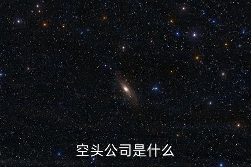 空頭公司是什么