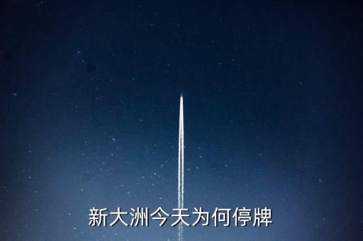 新大州a什么時(shí)候復(fù)牌，公告出來(lái)了請(qǐng)懂行的解釋一下什么時(shí)候可以復(fù)牌