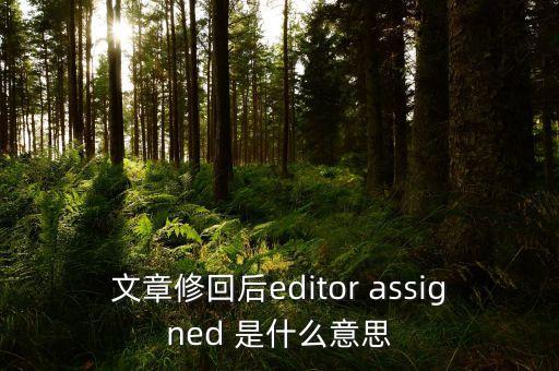 稿件已修回是什么意思，審稿狀態(tài)的終審已審回是什么意思