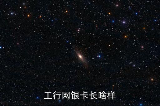 工行網(wǎng)銀卡長啥樣