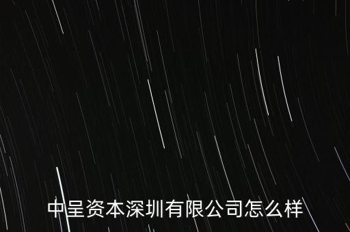 中照資本是什么公司，中和資本是啥公司