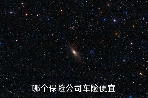 哪個(gè)保險(xiǎn)公司車險(xiǎn)便宜
