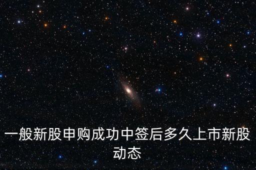 新股申購(gòu)成功后什么時(shí)候上市，新股申購(gòu)后通常會(huì)在幾天后上市交易