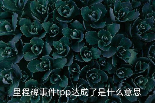 tpp達(dá)成協(xié)議指什么，里程碑事件tpp達(dá)成了是什么意思
