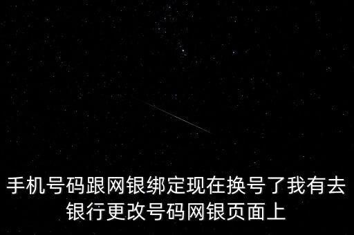 手機(jī)號(hào)碼跟網(wǎng)銀綁定現(xiàn)在換號(hào)了我有去銀行更改號(hào)碼網(wǎng)銀頁(yè)面上