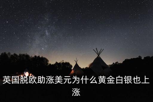 英國(guó)脫歐助漲美元為什么黃金白銀也上漲
