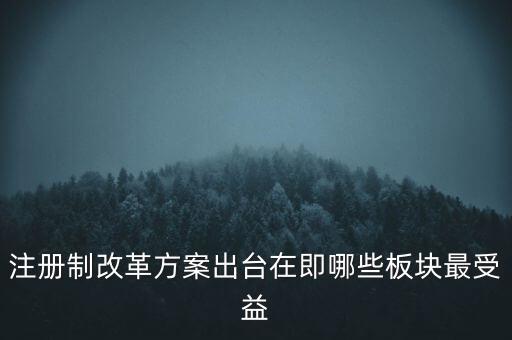 注冊(cè)制改革方案出臺(tái)在即哪些板塊最受益