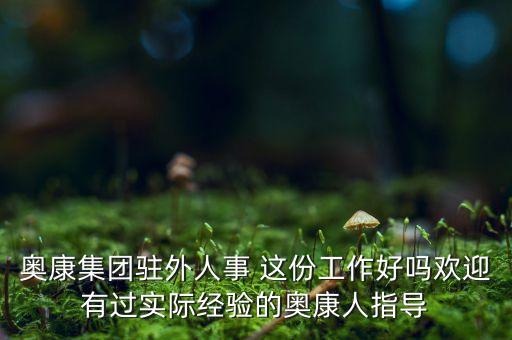 奧康集團(tuán)駐外人事 這份工作好嗎歡迎有過實(shí)際經(jīng)驗(yàn)的奧康人指導(dǎo)