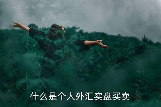 什么叫實(shí)盤買入，什么是個(gè)人外匯實(shí)盤買賣