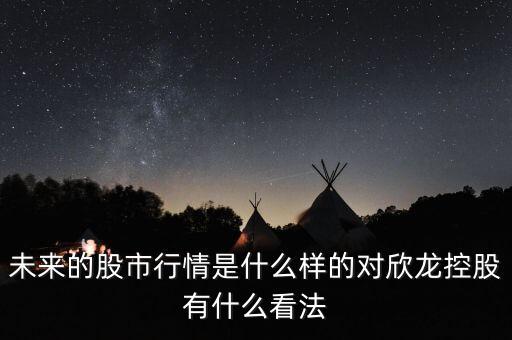 未來的股市行情是什么樣的對欣龍控股有什么看法