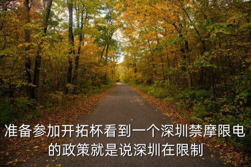 深圳為什么禁摩限電，全國有哪些城市城市禁摩禁電有什么理由