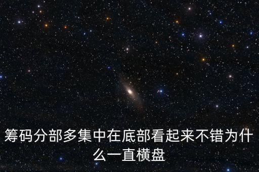籌碼分部多集中在底部看起來(lái)不錯(cuò)為什么一直橫盤(pán)