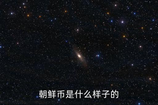 朝鮮幣是什么樣子的