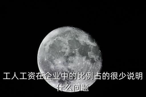 企業(yè)代工比例低說明什么，工人工資在企業(yè)中的比例占的很少說明什么問題