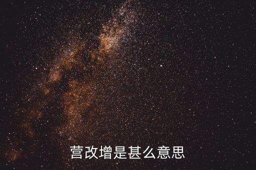 營(yíng)改增是甚么意思