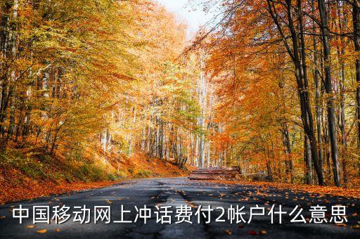 移動(dòng)的副2賬戶是什么，中國(guó)移動(dòng)什么是主賬戶副帳戶