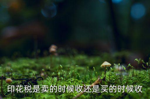 股票印花稅什么時(shí)候收，股票買賣的印花稅是什么時(shí)候收的
