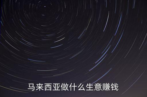 什么出口馬來西亞最好掙錢，馬來西亞做什么生意賺錢