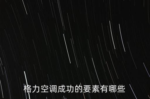 格力電器成功實行專業(yè)化戰(zhàn)略的因素是什么，格力空調(diào)成功的要素有哪些