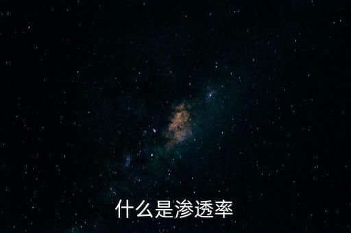 什么是滲透率
