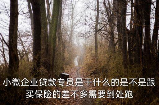 什么叫貸款專員，信貸專員是什么