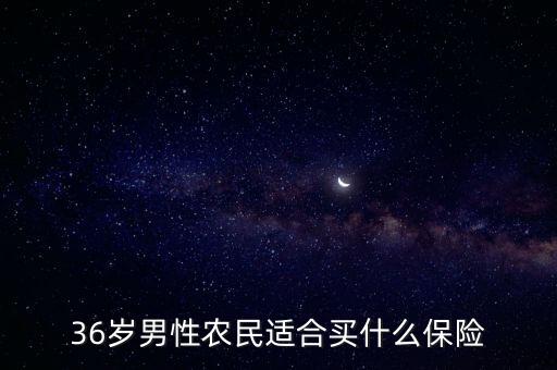 36歲男性適合什么定期壽險(xiǎn)，36歲男性農(nóng)民適合買什么保險(xiǎn)