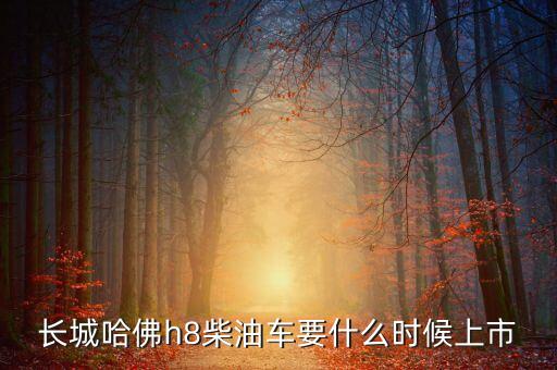 長城哈佛h8柴油車要什么時候上市