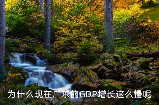 為什么現(xiàn)在廣東的GDP增長(zhǎng)這么慢呢