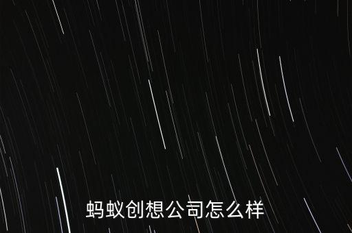 螞蟻創(chuàng)想公司怎么樣