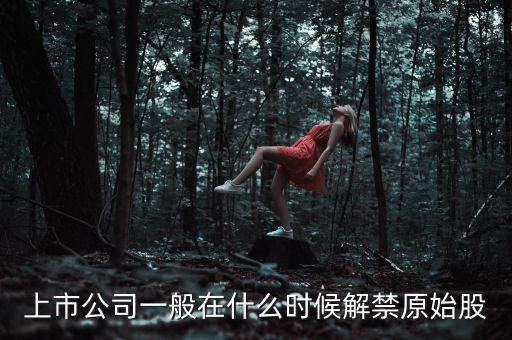 上市公司一般在什么時(shí)候解禁原始股