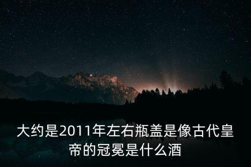 大約是2011年左右瓶蓋是像古代皇帝的冠冕是什么酒