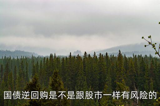 什么是國債逆回購，國債回購是怎么回事