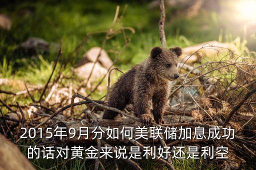 美聯儲為什么2015年加息，2015年11月4日美國加息主要是為了