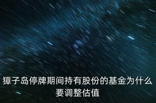 獐子島停牌期間持有股份的基金為什么要調(diào)整估值
