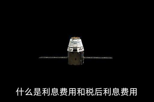 什么是利息費用和稅后利息費用