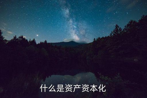 國有資產(chǎn)資本化是什么，資產(chǎn)資本化是什么意思