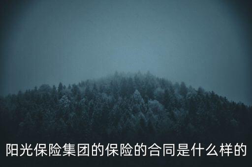 保險(xiǎn)合同是什么樣，買中國太平保險(xiǎn)的合同書是什么樣的