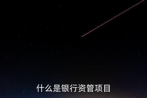 什么是銀行資管項目