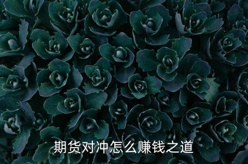期貨對沖怎么賺錢之道