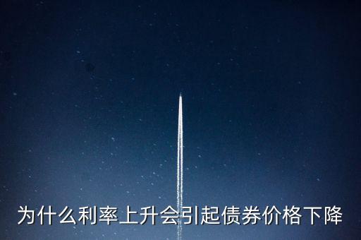 為什么利率上升會引起債券價格下降