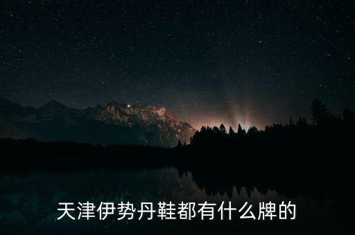 天津伊勢丹鞋都有什么牌的