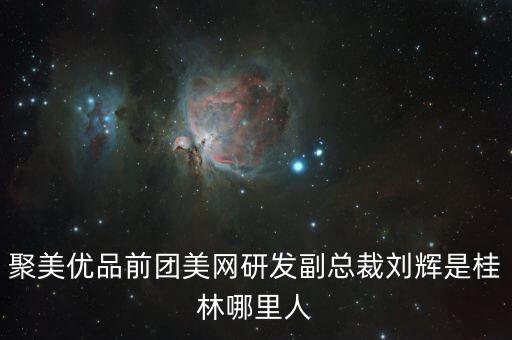 聚美劉輝為什么離開，聚美優(yōu)品前團美網(wǎng)研發(fā)副總裁劉輝是桂林哪里人