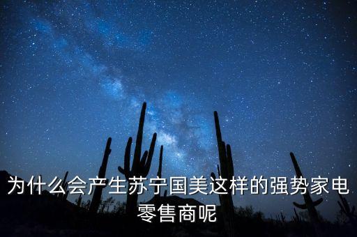 蘇寧為什么銷售額2000多億，為什么會(huì)產(chǎn)生蘇寧國(guó)美這樣的強(qiáng)勢(shì)家電零售商呢