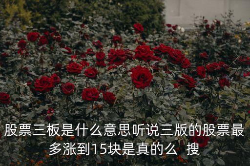 股票三版是什么意思，股票q三版是什么意思