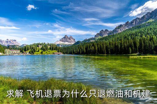 什么叫僅退基金燃油，求解 飛機退票為什么只退燃油和機建