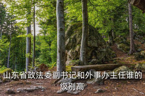山東省政法委副書記和外事辦主任誰的級(jí)別高