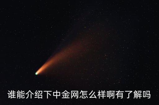 中金網(wǎng)是什么網(wǎng)站，誰(shuí)能介紹下中金網(wǎng)怎么樣啊有了解嗎