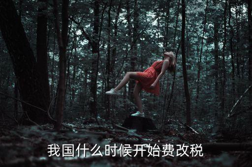 什么是費改稅，我國什么時候開始費改稅