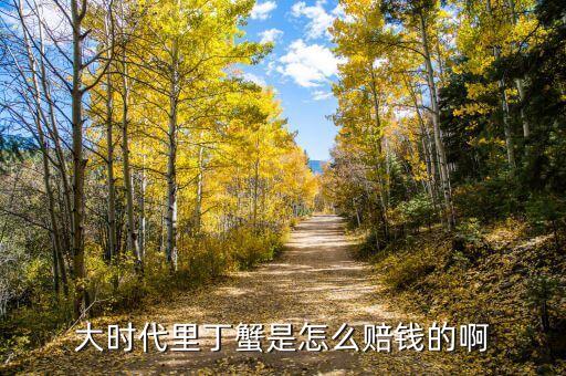大時(shí)代里丁蟹是怎么賠錢(qián)的啊