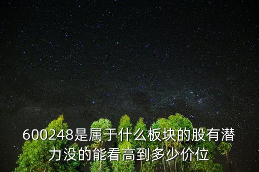 佳電股份是什么板塊，600248是屬于什么板塊的股有潛力沒的能看高到多少價(jià)位